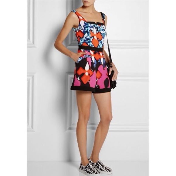 Peter Pilotto for target floral multicolor print women’s jumpsuit romper 10 - Picture 3 of 7